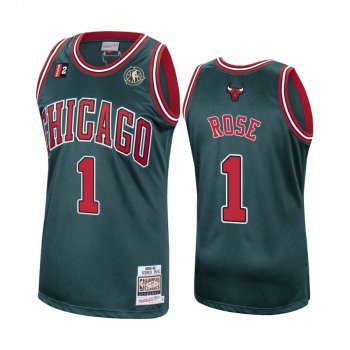 Chicago Bulls #1 Derrick Rose Hardwood Classics Jersey