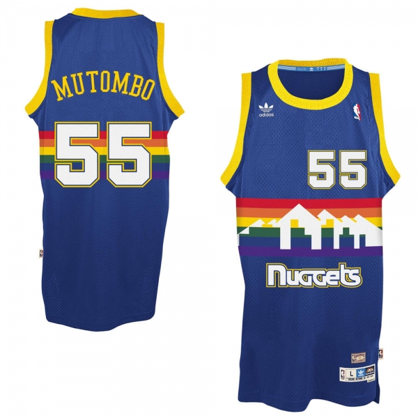 Denver Nuggets Dikembe Mutombo Hardwood Classics Jersey