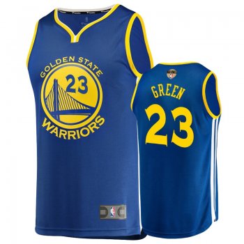 Warriors Draymond Green Royal 2019 NBA Finals Icon Replica Jersey