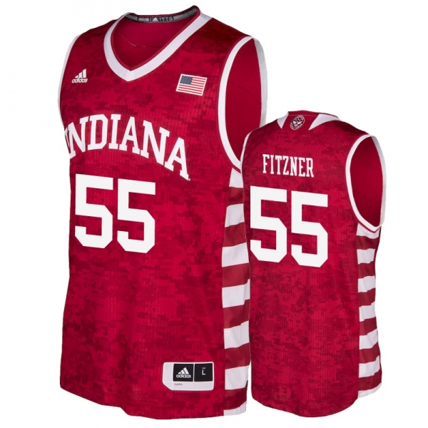 NCAA Basketball #55 Evan Fitzner Replica Jersey