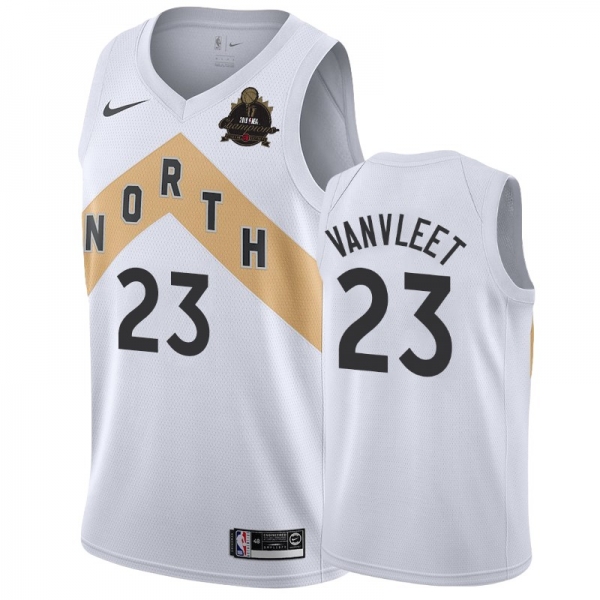 Toronto Raptors #23 Fred VanVleet Finals Champions Jersey