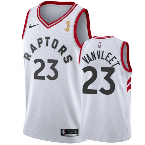 Toronto Raptors #23 Fred VanVleet Finals Champions Jersey