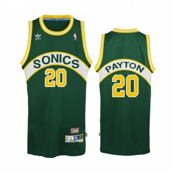 Seattle SuperSonics #20 Gary Payton Hardwood Classics Jersey