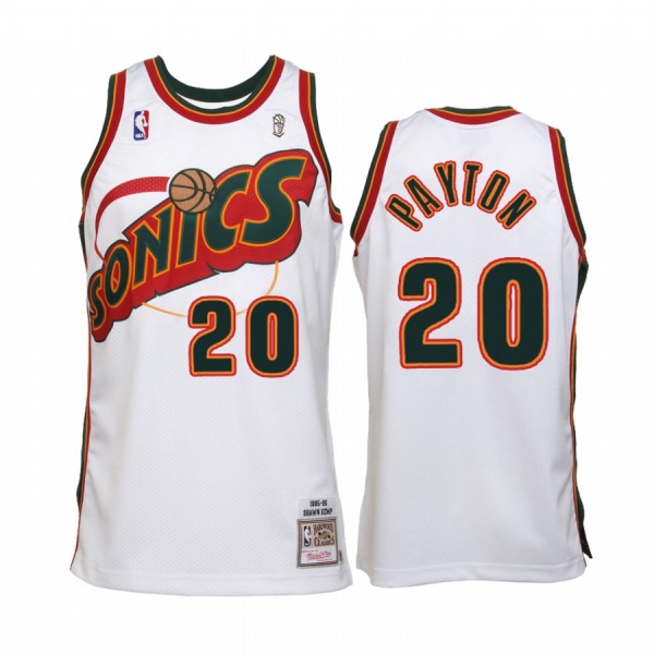 Seattle SuperSonics #20 Gary Payton Hardwood Classics Jersey