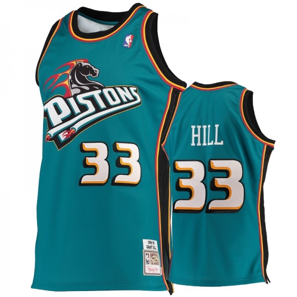 Pistons Grant Hill 1998-99 Hardwood Classics Jersey