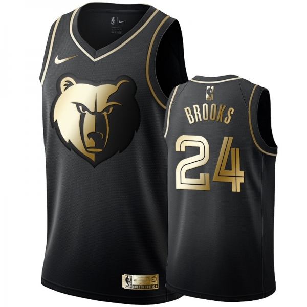 Grizzlies Dillon Brooks Black Golden Edition #24 Jersey