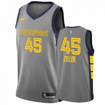 Memphis Grizzlies #45 Tyler Zeller City Jersey