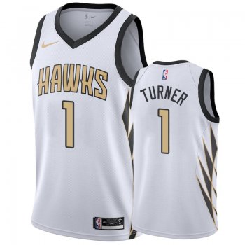 Atlanta Hawks #1 Evan Turner City Jersey