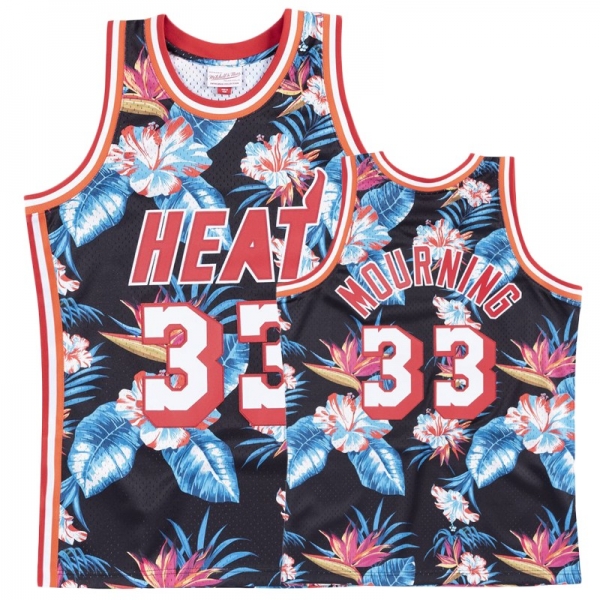 Miami Heat #33 Alonzo Mourning Fashion Jersey