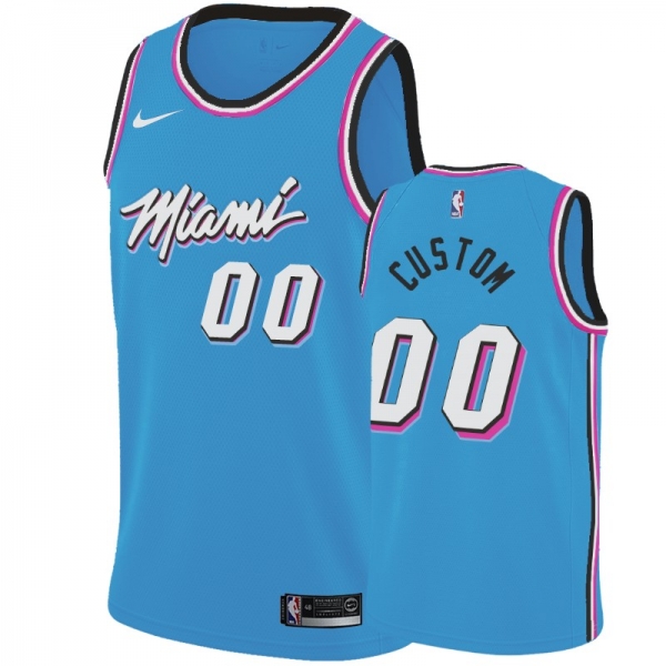 Miami Heat #00 Custom City Jersey