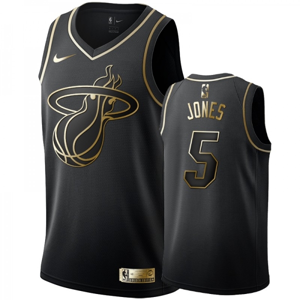 Miami Heat #5 Derrick Jones Golden Edition Jersey