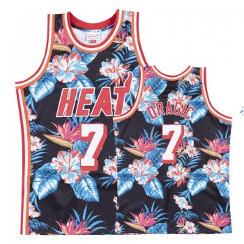 Red Heat Goran Dragic Red Floral Jersey