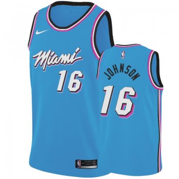 Miami Heat #16 James Johnson City Jersey