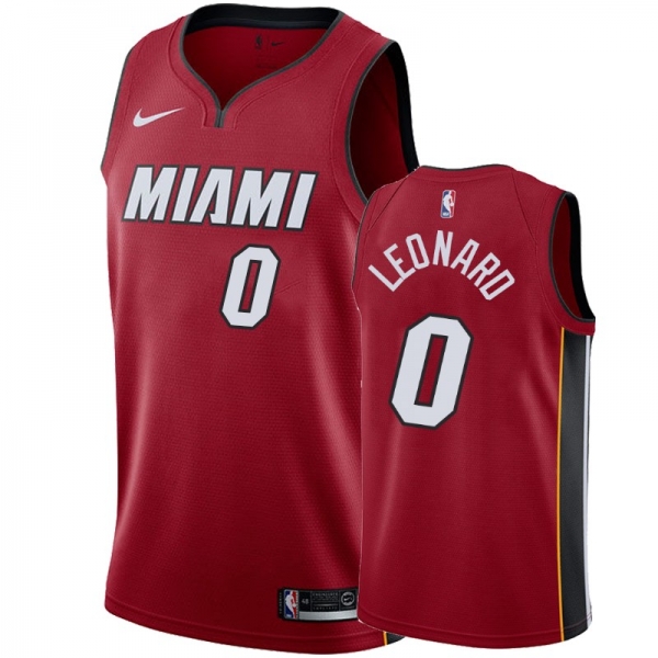 Miami Heat #0 Meyers Leonard Statement Jersey