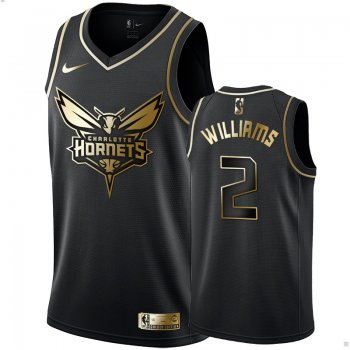 Charlotte Hornets #2 Marvin Williams Golden Edition Jersey