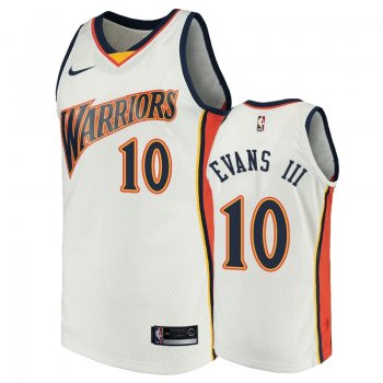 Golden State Warriors #10 Jacob Evans III Hardwood Classics Jersey