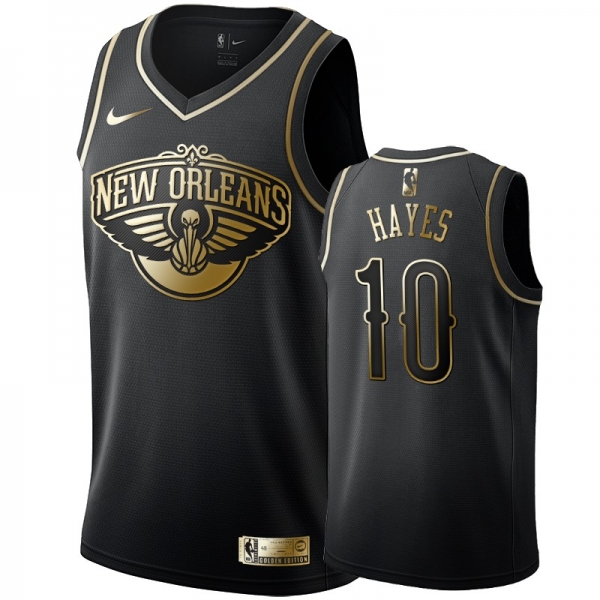 New Orleans Pelicans #10 Jaxson Hayes Golden Edition Jersey