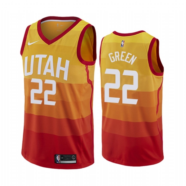 Utah Jazz #22 Jeff Green City Jersey