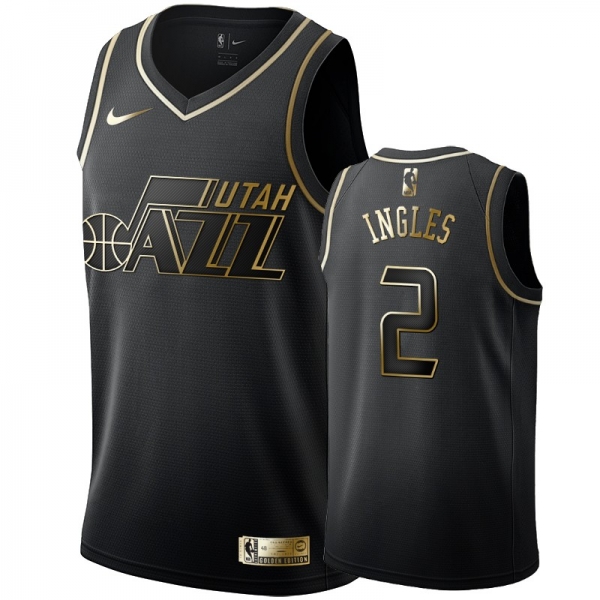 Utah Jazz #2 Joe Ingles Golden Edition Jersey