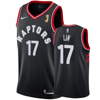 Toronto Raptors #17 Jeremy Lin Finals Champions Jersey