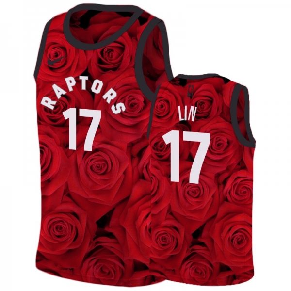 Toronto Raptors #17 Jeremy Lin Fashion Jersey