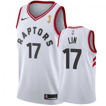 Toronto Raptors #17 Jeremy Lin Finals Champions Jersey