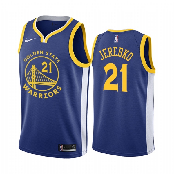 Golden State Warriors #21 Jonas Jerebko Icon Jersey