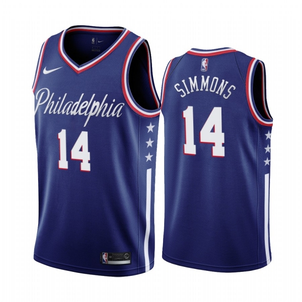 Philadelphia 76ers #14 Jonathon Simmons City Jersey