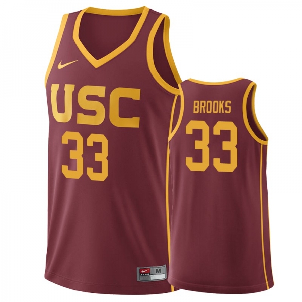 USC Trojans J'Raan Brooks College Basketball Replica Men's Jersey