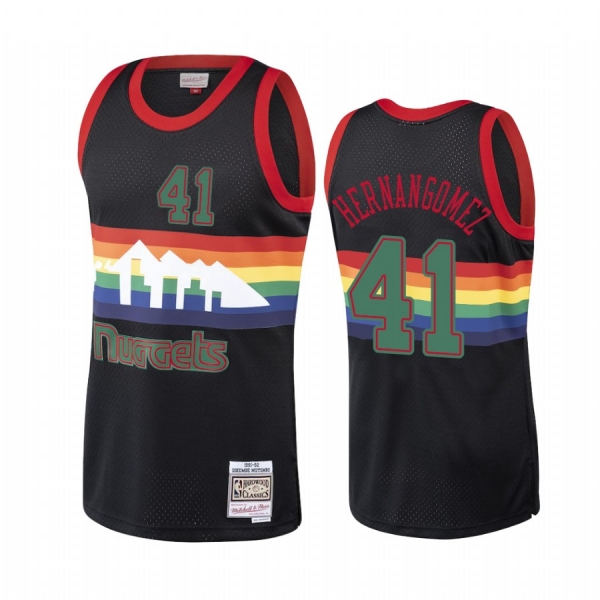 Denver Nuggets #41 Juan Hernangomez Hardwood Classics Jersey