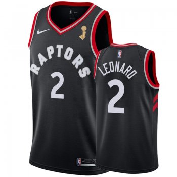 Toronto Raptors #2 Kawhi Leonard Finals Champions Jersey