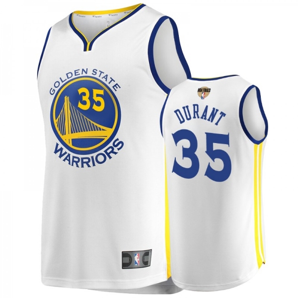 Golden State Warriors #35 Kevin Durant NBA Finals Jersey