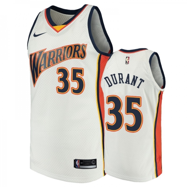 Golden State Warriors #35 Kevin Durant Hardwood Classics Jersey