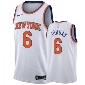 Men's Knicks DeAndre Jordan White Association Jersey