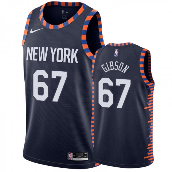 New York Knicks #67 Taj Gibson City Jersey