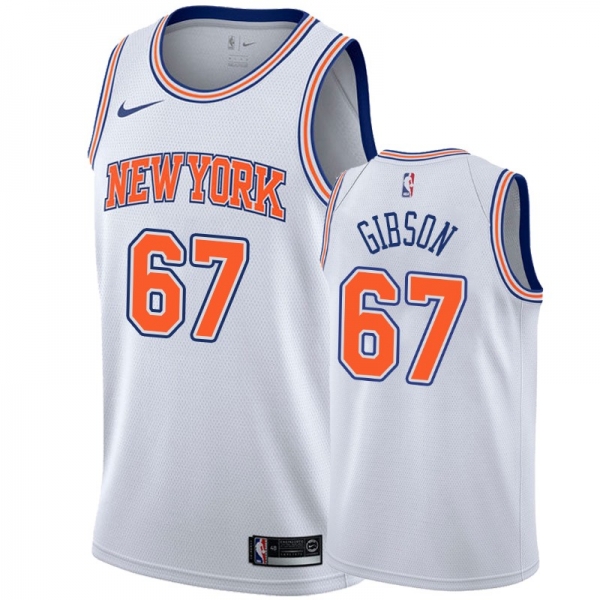 New York Knicks #67 Taj Gibson Statement Jersey