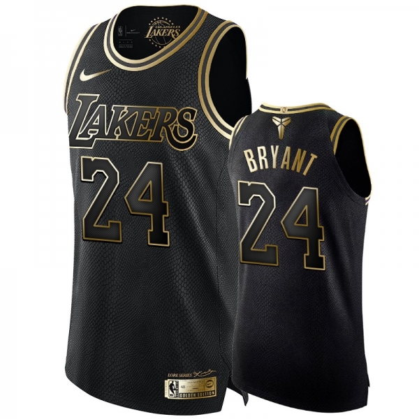 Los Angeles Lakers #24 Kobe Bryant Golden Edition Jersey