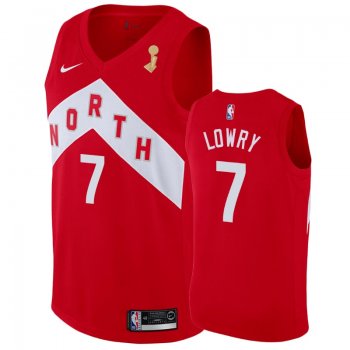 Kyle Lowry Toronto Raptors 2019 NBA Finals Champions Men's Earned Jersey