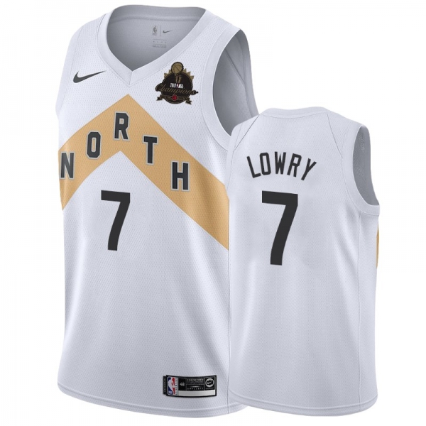 Kyle Lowry Toronto Raptors 2019 Finals Champions Men's City Jersey