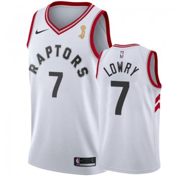 Toronto Raptors #7 Kyle Lowry Finals Champions Jersey