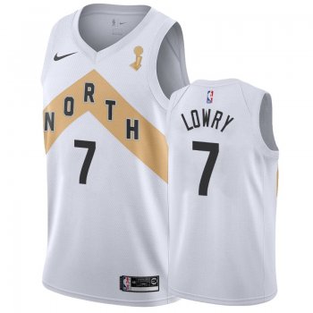 Toronto Raptors #7 Kyle Lowry Finals Champions Jersey