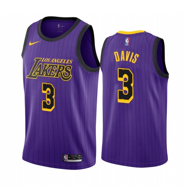 Lakers Anthony Davis 2019-20 City Men's Jersey