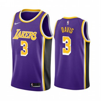 Los Angeles Lakers #3 Anthony Davis Statement Jersey