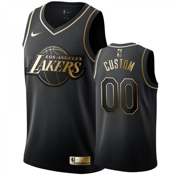 Los Angeles Lakers #00 Custom Golden Edition Jersey