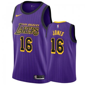 Los Angeles Lakers #16 Jemerrio Jones City Jersey