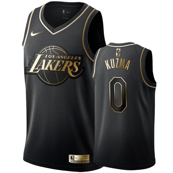 Los Angeles Lakers #0 Kyle Kuzma Golden Edition Jersey