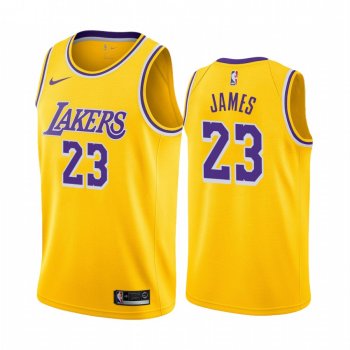 Lakers LeBron James Icon Men's Jersey