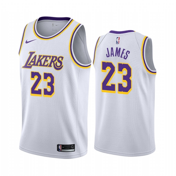 Los Angeles Lakers #23 LeBron James Association Jersey