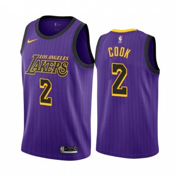 Lakers Quinn Cook City Men's Jersey