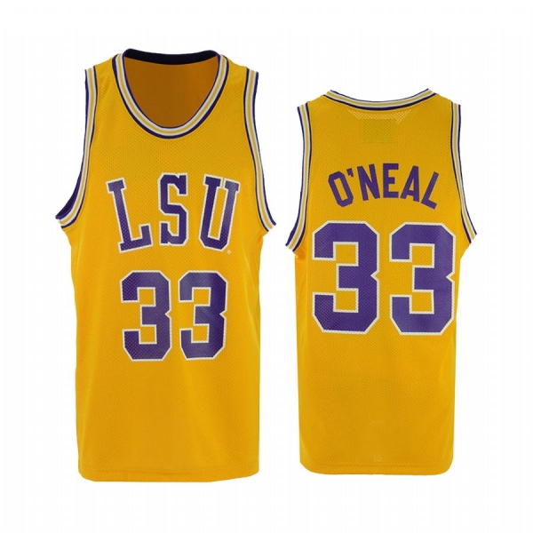 NCAA Basketball #33 Shaquille O'Neal College Basketball Jersey